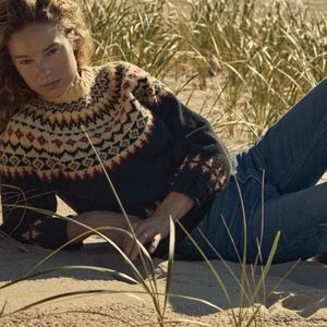 Doen Harvest sweater Oslo Fair Isle small NWT